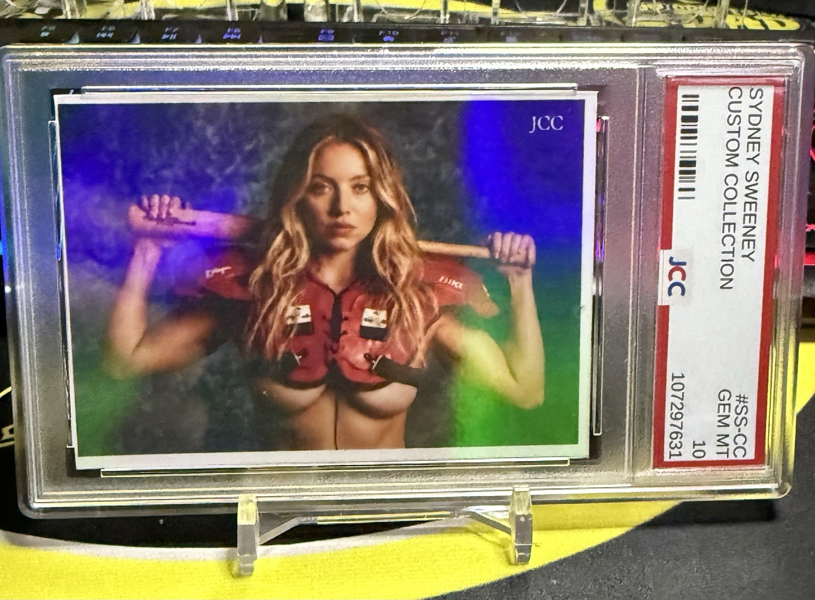 Sydney Sweeney Custom Collection-Novelty Card-Bo Jackson-Euphoria-Custom Slab Sydney Sweeney Custom Collection-Novelty Card-Bo Jackson-Euphoria-Custom Slab