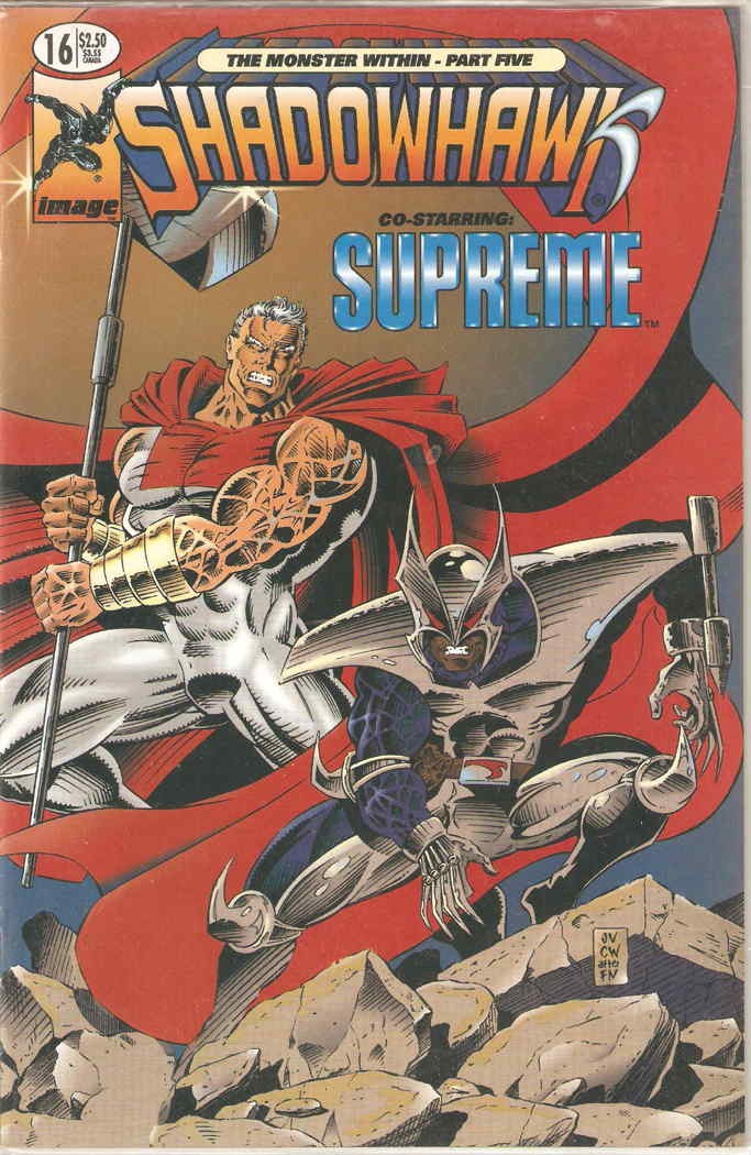 ShadowHawk (3rd Series) #16 VF; Image | Supreme - w/Bag+Board