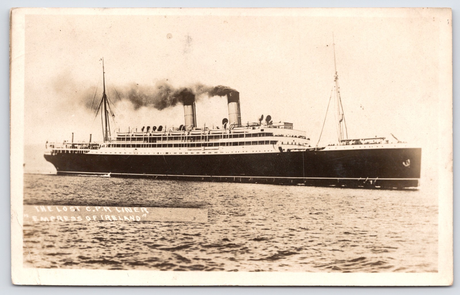 Post Card - The Lost C.P.R. Liner Post Card - The Lost C.P.R. Liner