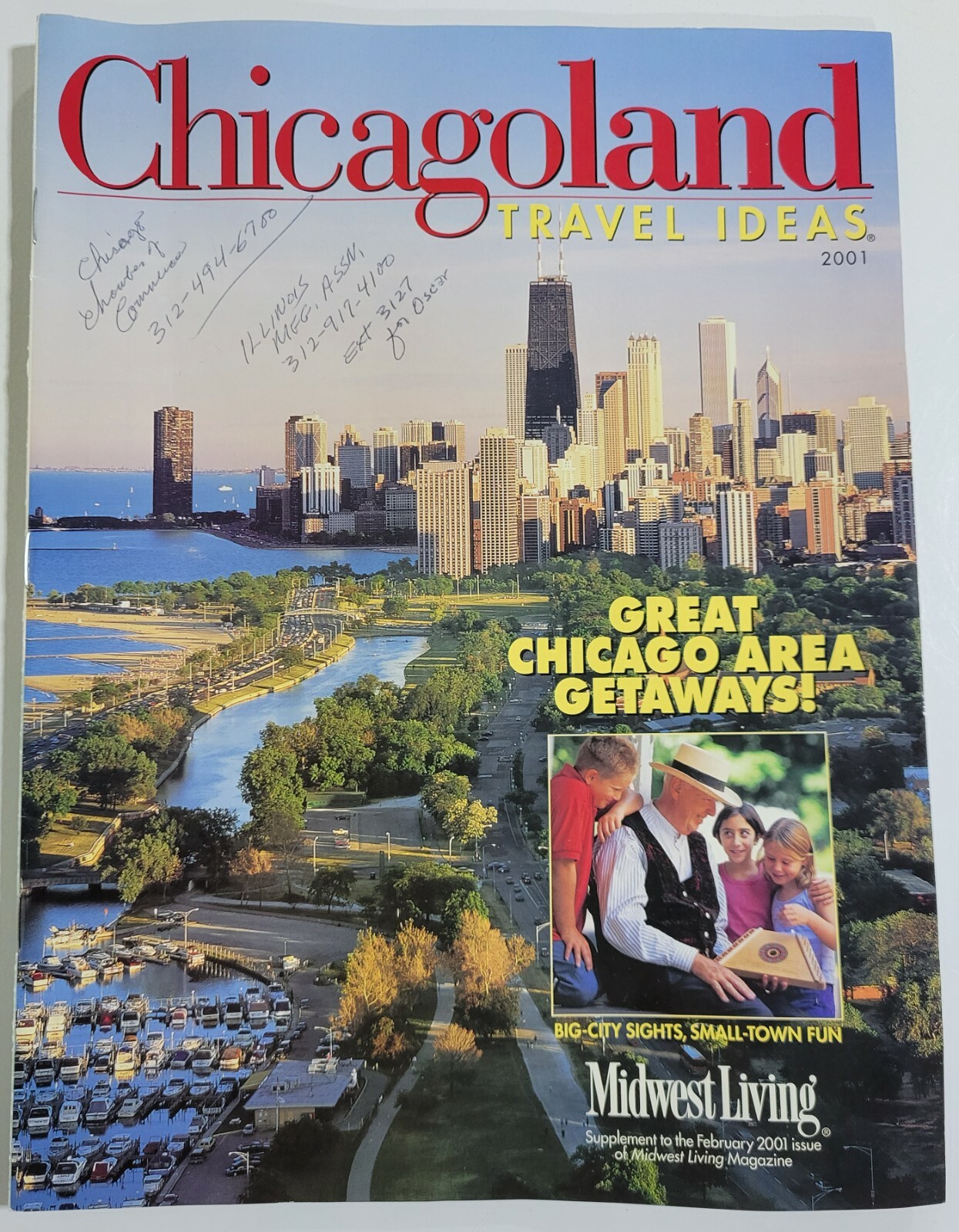 2001 Chicagoland Travel Ideas Magazine By Midwest Living Travel Souvenir Vintage 2001 Chicagoland Travel Ideas Magazine By Midwest Living Travel Souvenir Vintage