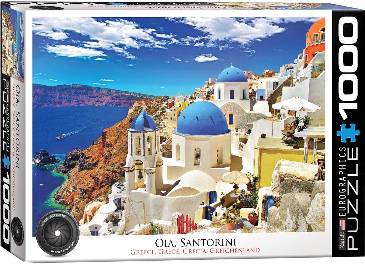 EuroGraphics Oia Santorini Greece 1000-Piece Puzzle EuroGraphics Oia Santorini Greece 1000-Piece Puzzle