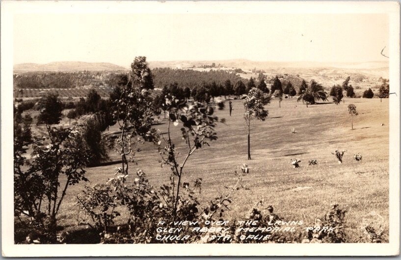 c1940s CHULA VISTA, Calif. Real Photo RPPC Postcard 