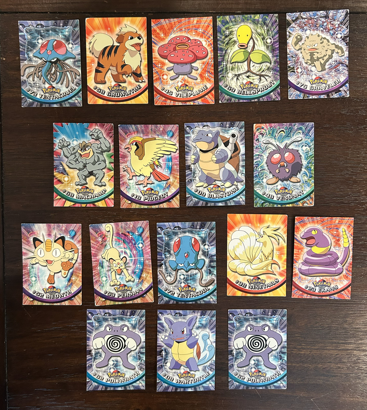 1999 Pokemon 17 Card Lot Rare Vintage Blastoise Machamp Ninetales Ekans 1999 Pokemon 17 Card Lot Rare Vintage Blastoise Machamp Ninetales Ekans