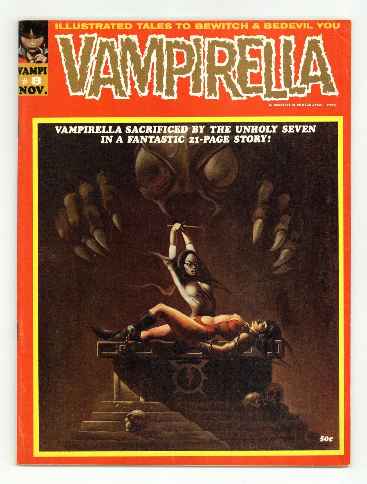 Vampirella #8 FN- 5.5 1970