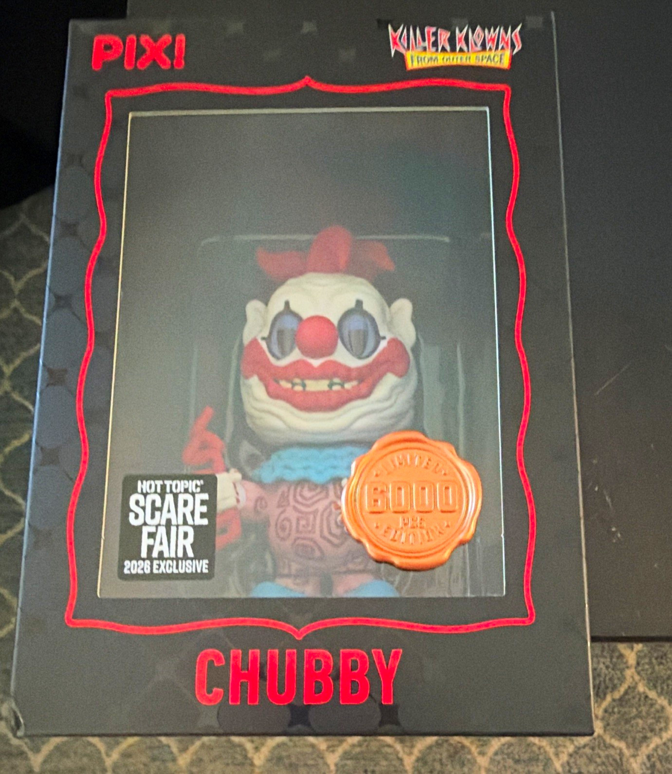 Thrilljoy Pix Killer Klowns Chubby Vinyl Figure Hot Topic Scare Fair 2026