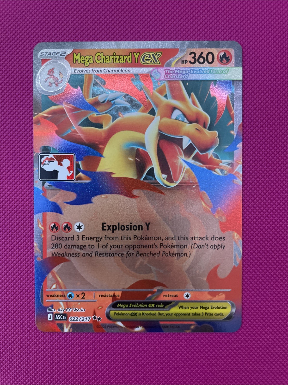 Mega Charizard Y Play Prize Pack Promo