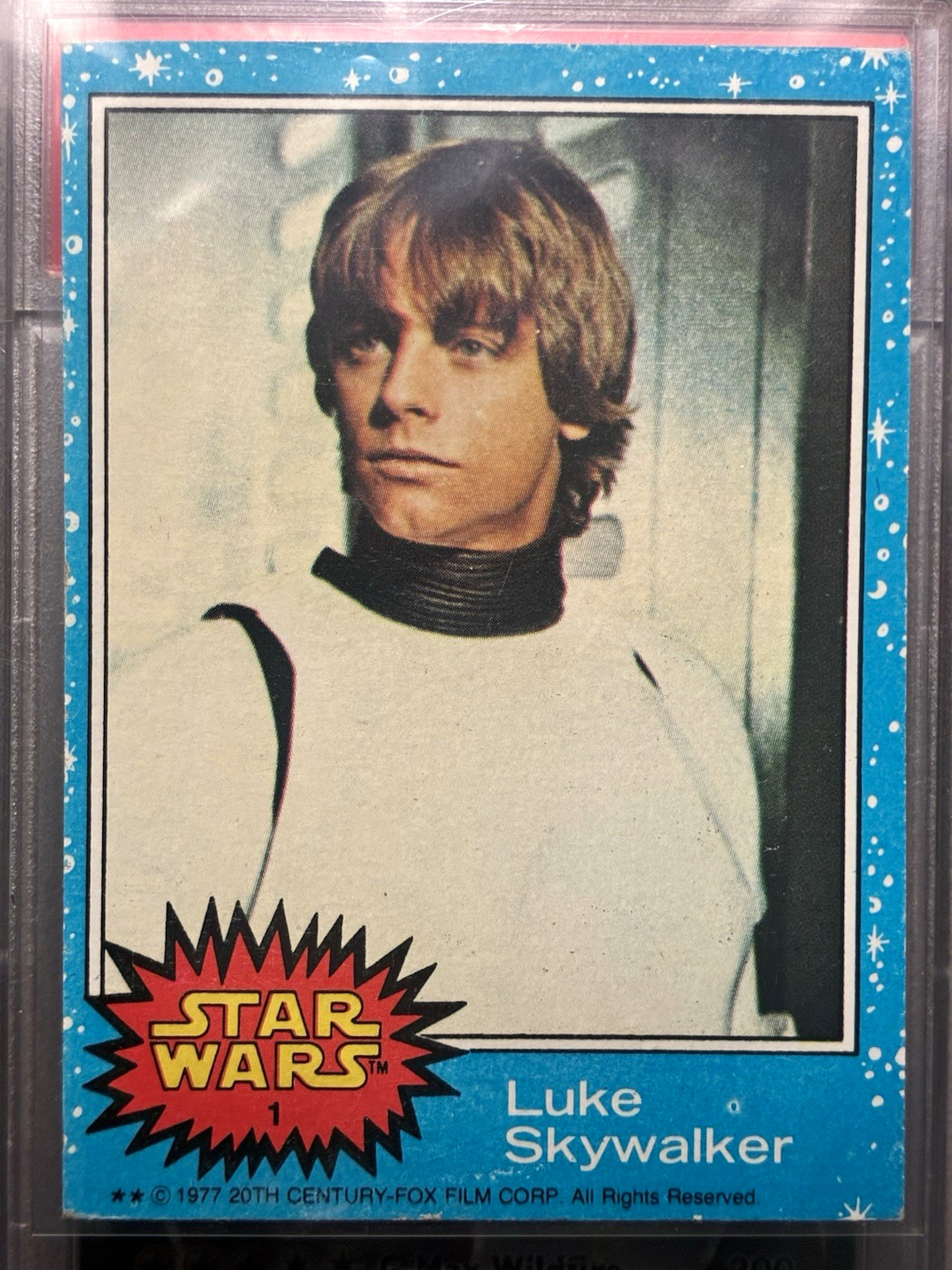 Topps 1977 Star Wars Base Set #1 Luke Skywalker Non-Sport Trading Card Topps 1977 Star Wars Base Set #1 Luke Skywalker Non-Sport Trading Card