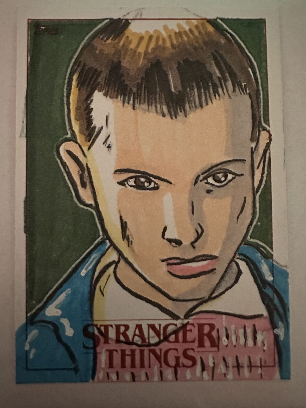 Topps Stranger Things Season 1 Rare Sketch Card \