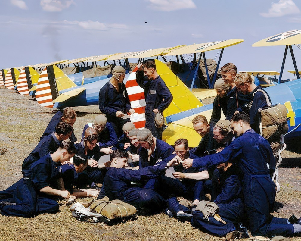British RAF Airmen Taking a Training Break 8x10 Glossy Photo Print HT4136776