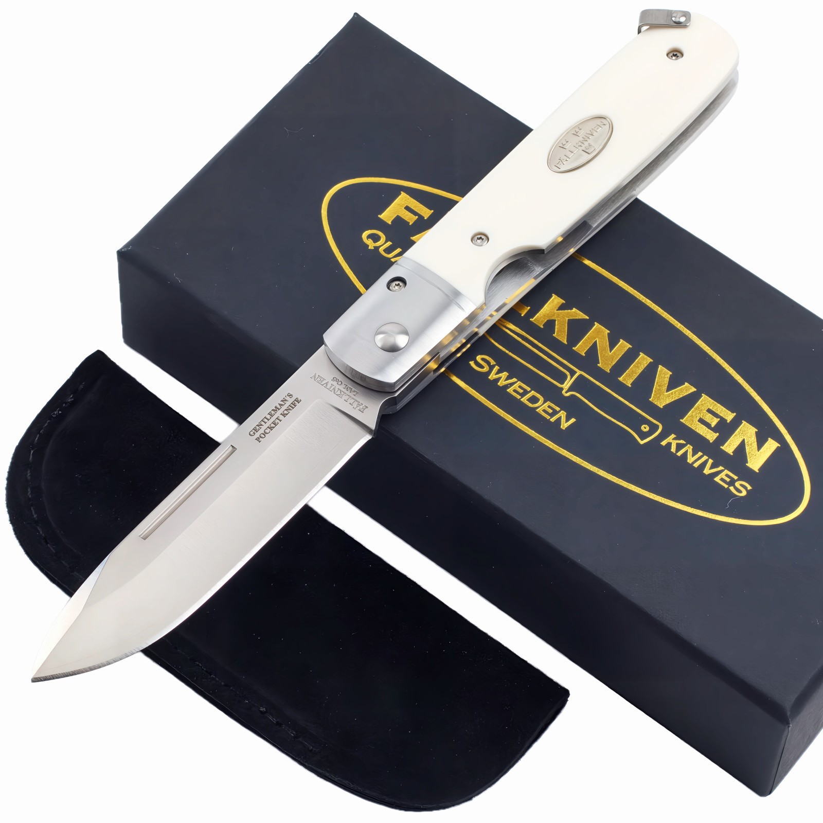 Fallkniven Gentleman's Linerlock Folding Pocket Knife Cobalt Steel Blade Fallkniven Gentleman's Linerlock Folding Pocket Knife Cobalt Steel Blade