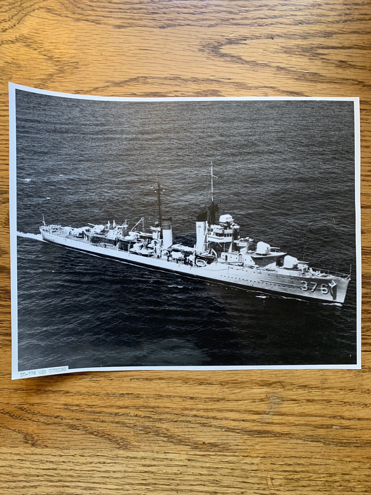 Historical Naval Photo USS Cummings DD365 8x10 Photo Historical Naval Photo USS Cummings DD365 8x10 Photo