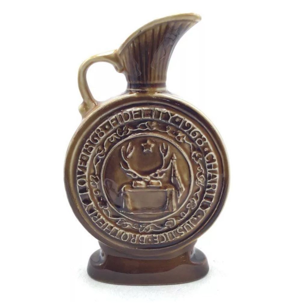 Vintage 1968 Jim Beam BPOE Elks Centennial Regal Decanter Bottle Vintage 1968 Jim Beam BPOE Elks Centennial Regal Decanter Bottle