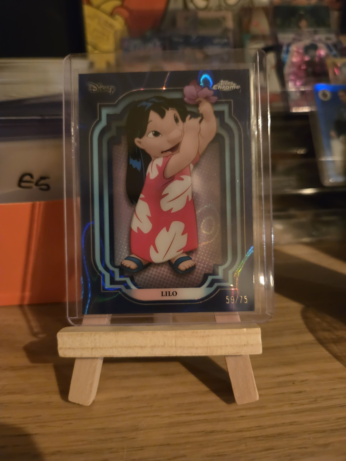 Topps 2024 Disney Chrome Lilo /75 Topps 2024 Disney Chrome Lilo /75