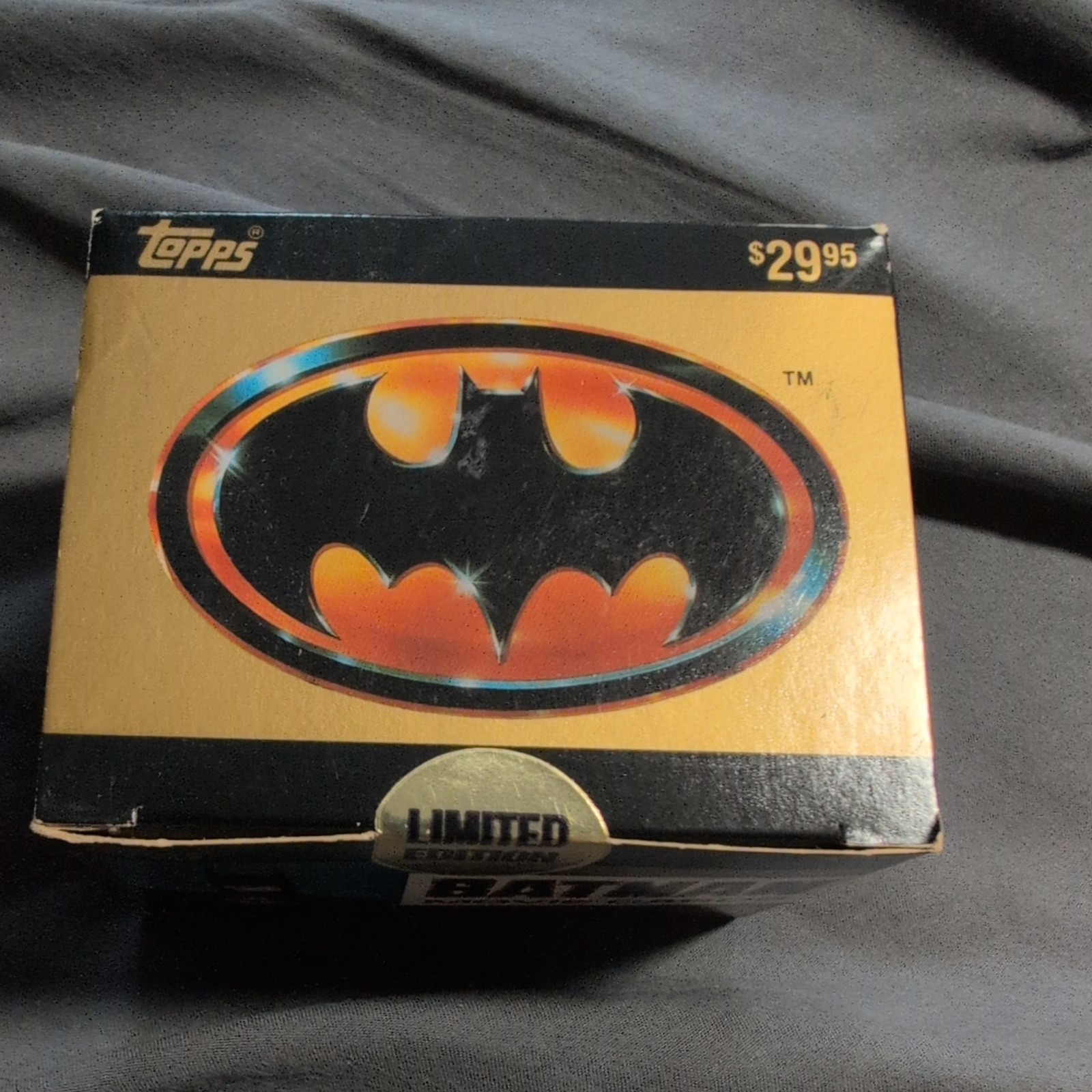 Topps 1989 Batman Movie Cards Limited Edition Box 143 Cards + 22 Stickers