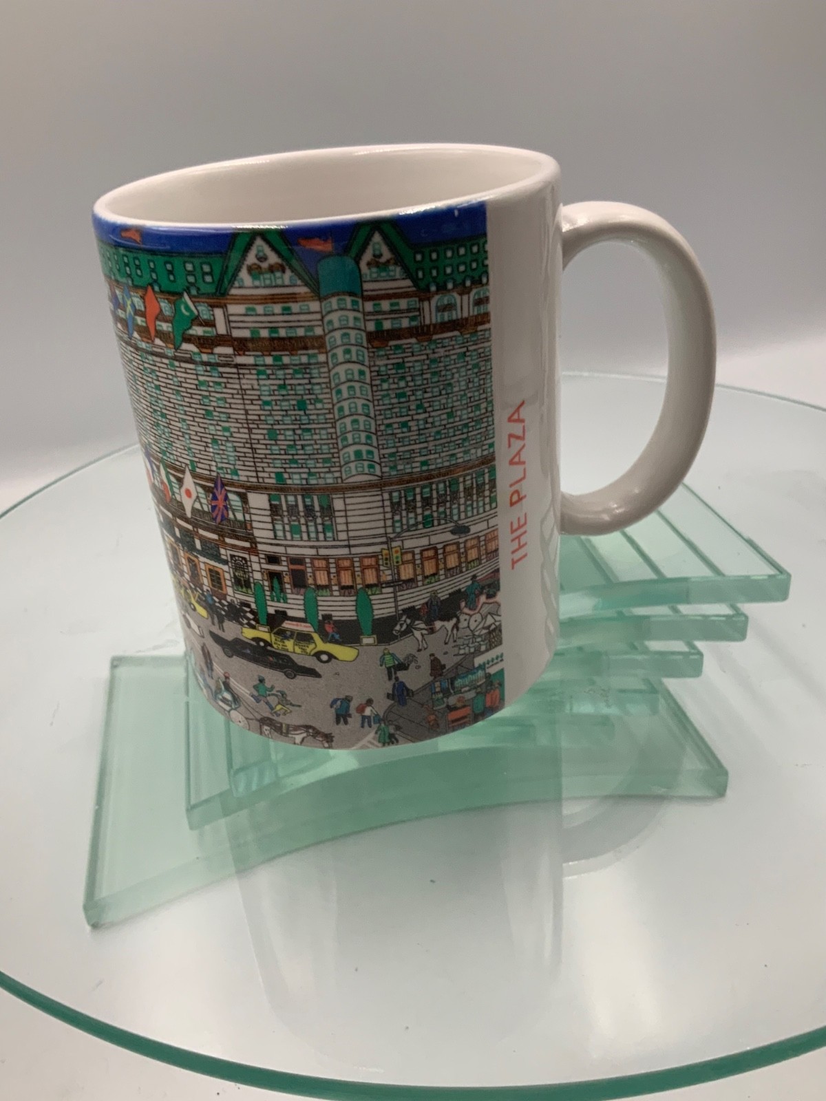 New York The Plaza Hotel 1996 Pat Singer Coffee Tea Cup Mug VTG EUC New York The Plaza Hotel 1996 Pat Singer Coffee Tea Cup Mug VTG EUC