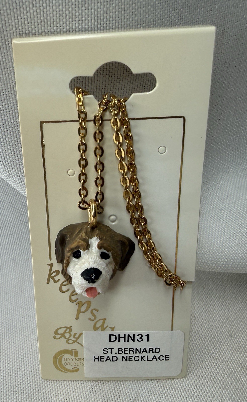 Conversation Concepts St Bernard Dog Head 20\