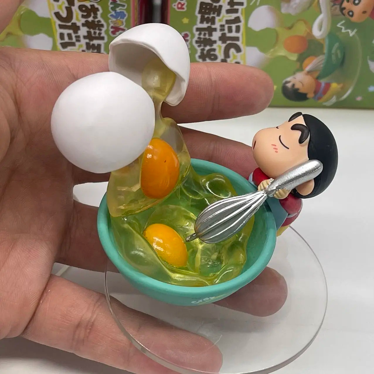 Re-Ment 1:1 Crayon Shin-Chan Helps With Cooking A Complete Set Of Miniature Scen