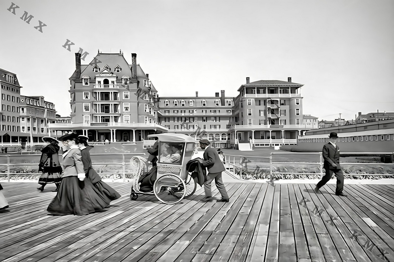 1920\'s Atlantic City NJ. Boardwalk 4x6 photo 1920\'s Atlantic City NJ. Boardwalk 4x6 photo
