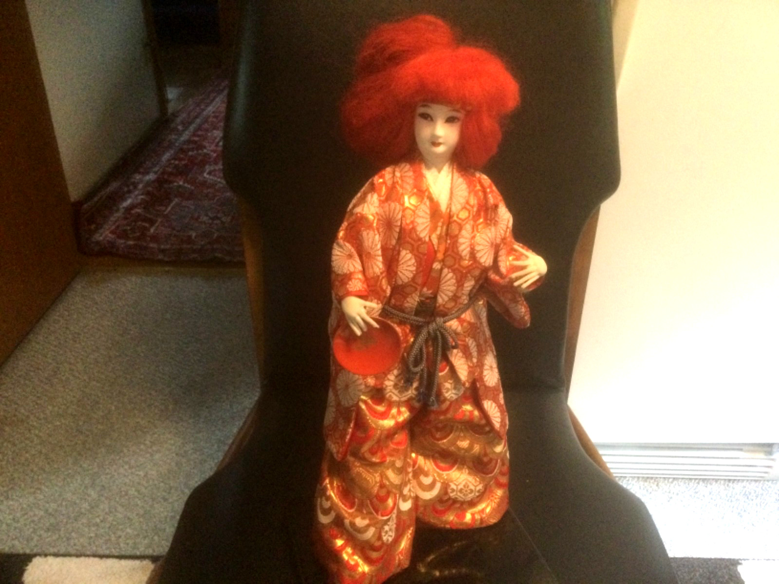 Japanese Geisha Shojo Kabuki Theater Kimono Dancing Doll Nishi Co.Japan 18\