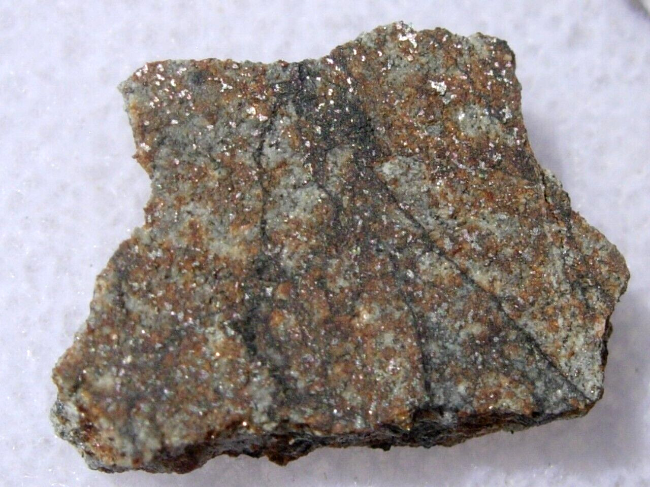 1.13 grams 15x11x3mm Peekskill (H6) Meteorite fell Oct 9, 1992 in New York +COA
