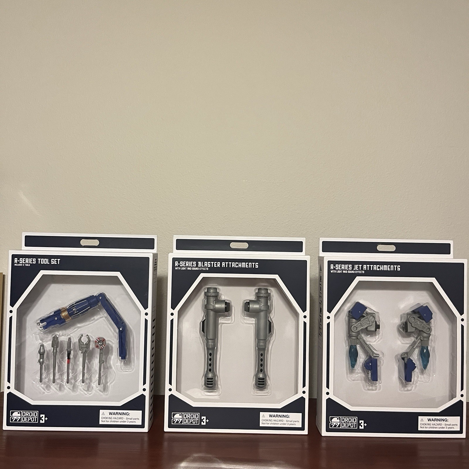R-SERIES Custom RC Droid Star Wars Blaster, Jet, & Tool Set Attachments Disney