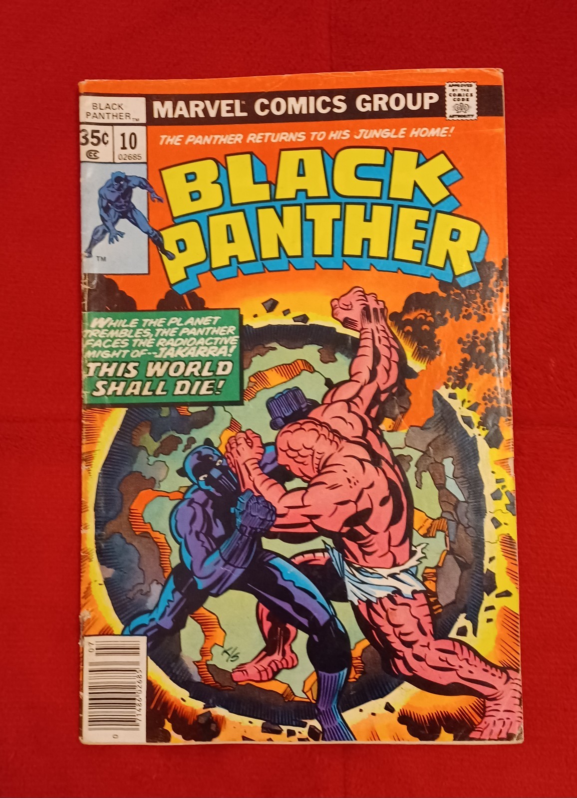 (Marvel Comics July 1978 Black Panther Issue # 10 (initialed cover)
