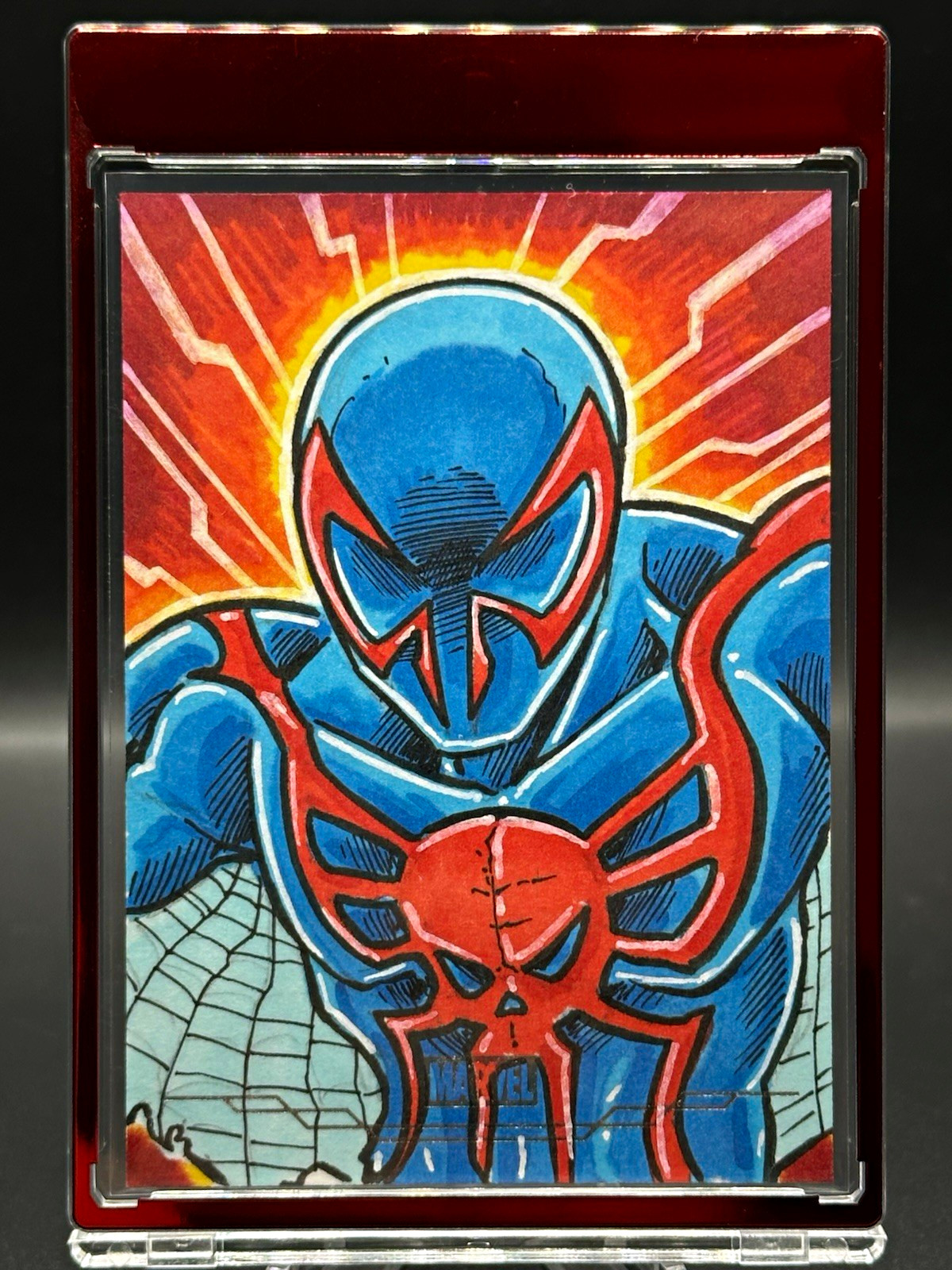 2026 Topps Chrome Marvel Spider-Man 2099 (Miguel O\'Hara) Sketch Card 2026 Topps Chrome Marvel Spider-Man 2099 (Miguel O\'Hara) Sketch Card