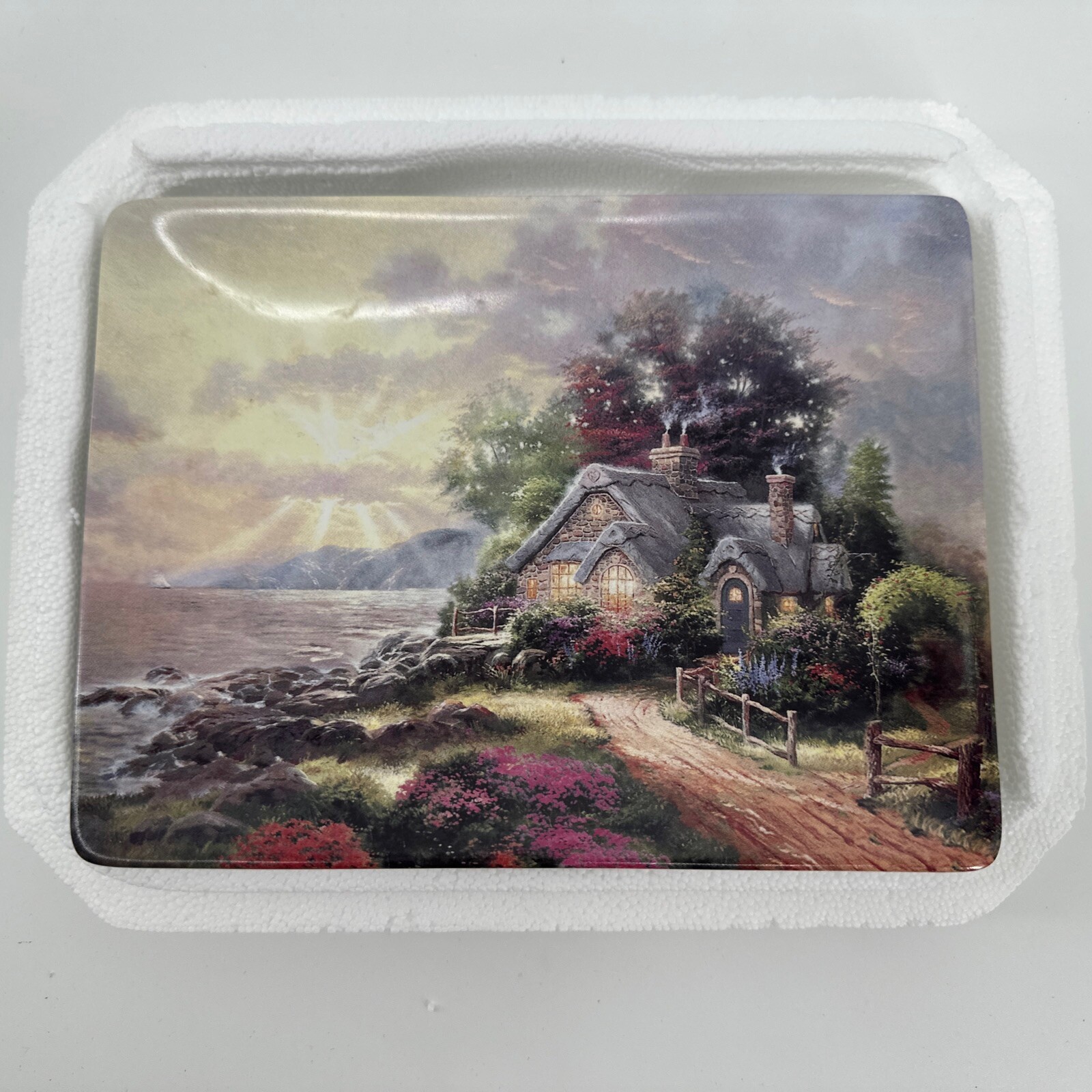 Vintage 1999 Bradford Exchange Thomas Kinkade A New Day Dawning Plate Vintage 1999 Bradford Exchange Thomas Kinkade A New Day Dawning Plate