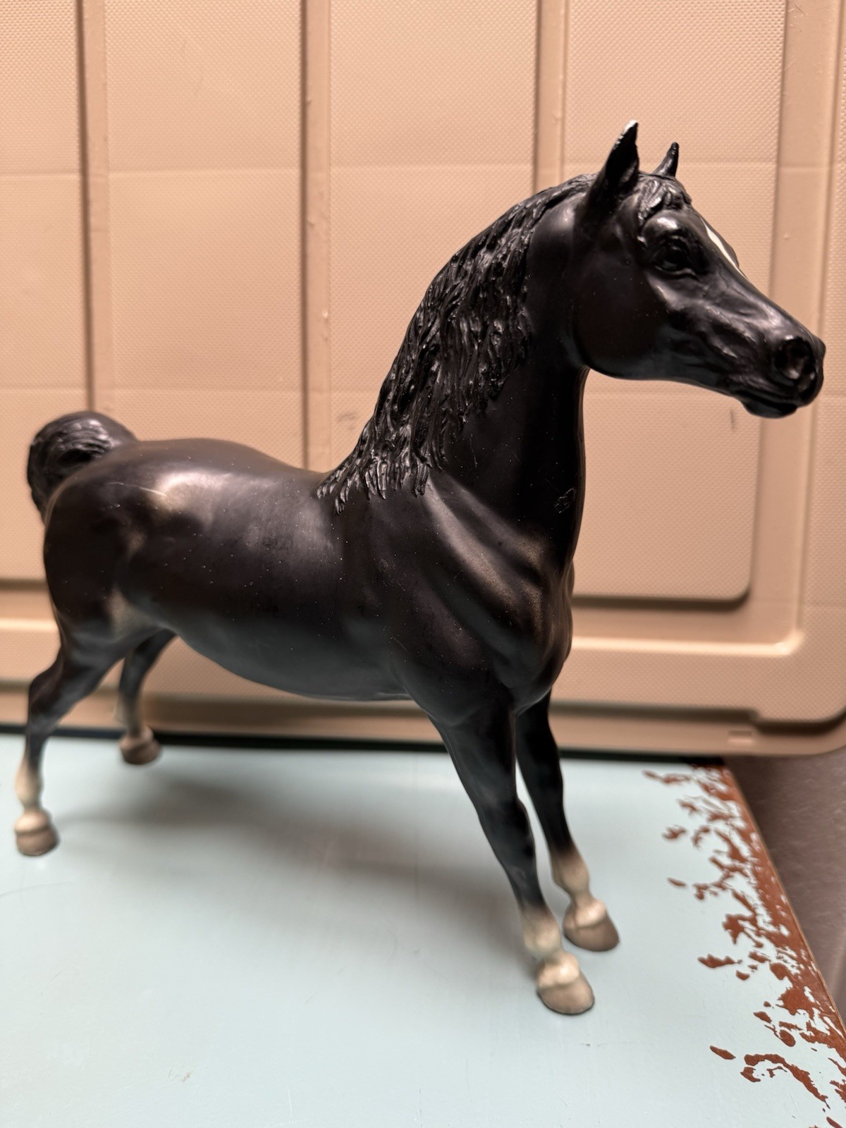 Breyer Vintage #48. Black Stretch Morgan Traditional Horse
