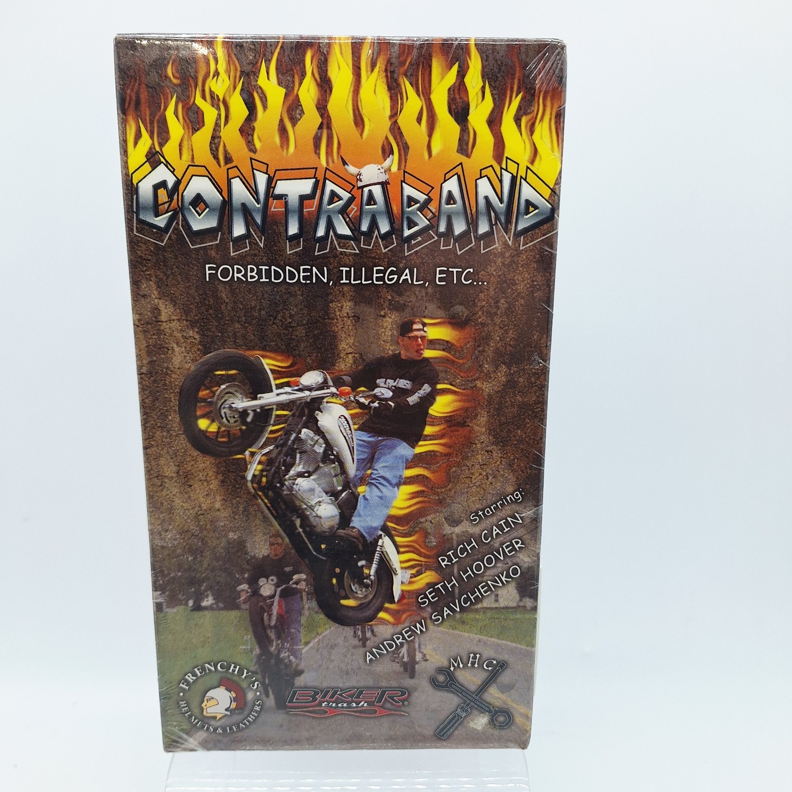 Sealed New Contraband Harley Street Racing VHS Starring Cain Hoover Savchenko