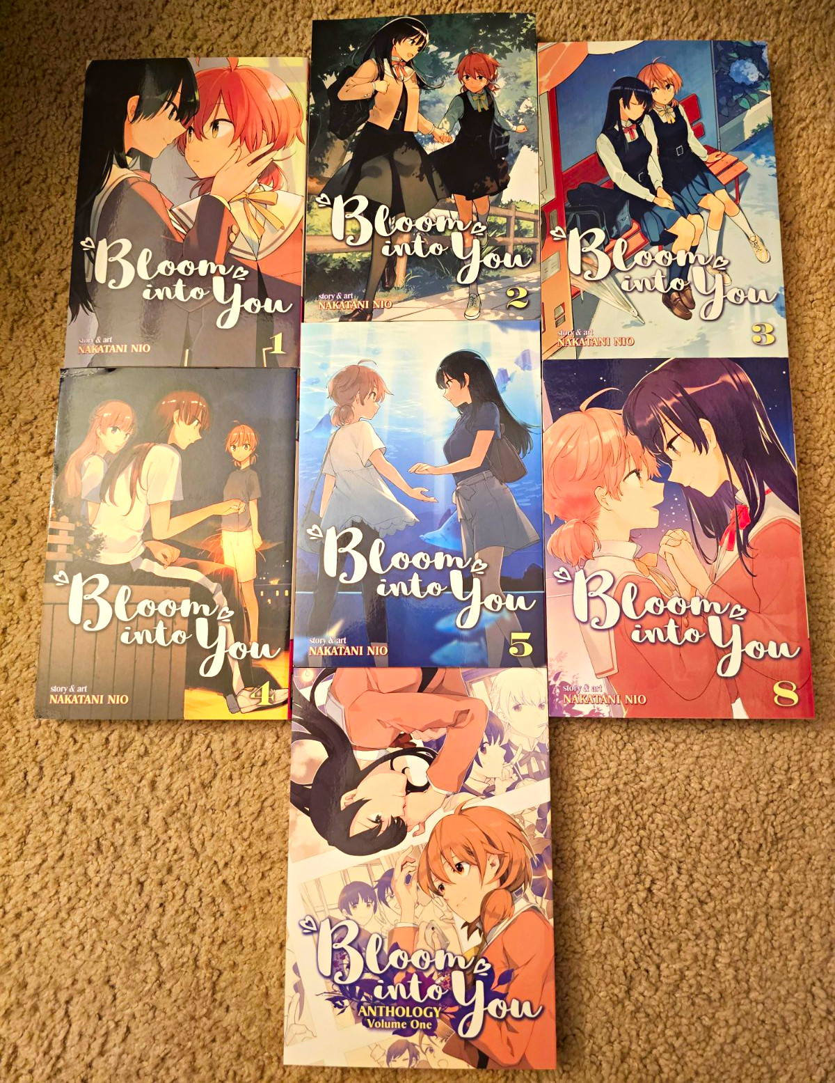 Bloom Into You Manga Lot Vol 1-5, 8 + Anthology Vol 1 Softcover Nakatani Nio Bloom Into You Manga Lot Vol 1-5, 8 + Anthology Vol 1 Softcover Nakatani Nio