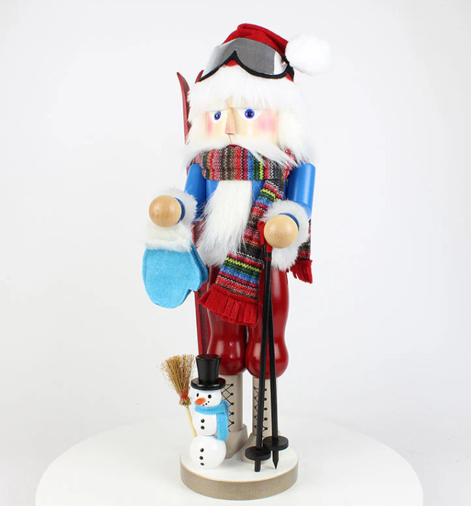 Steinbach Nutcracker - Skier Santa - 46 cm / 18.1 inch
