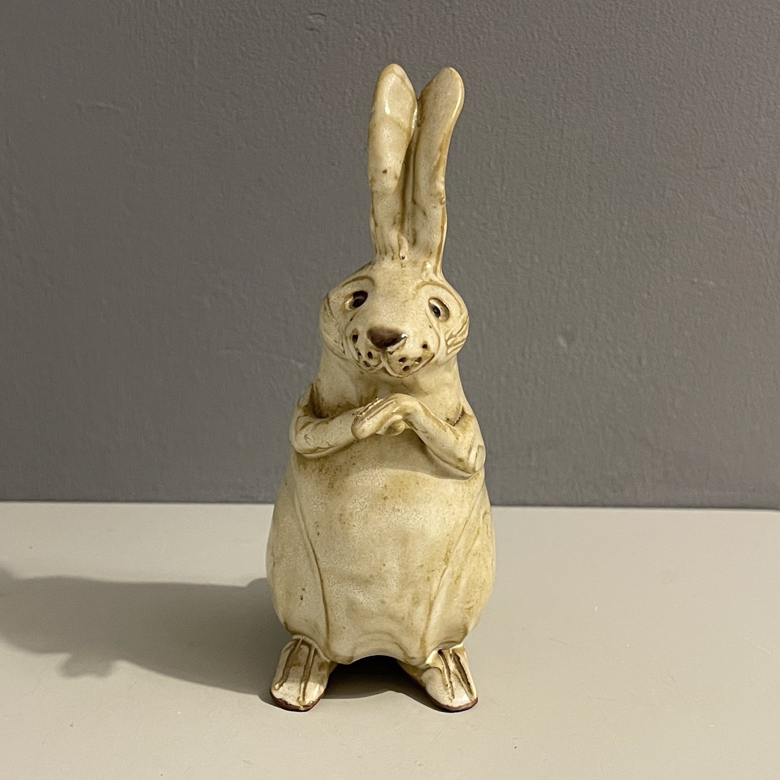 Vintage Studio Pottery Rabbit Hare Kristen Krafts Beaulieu Ceramic Handmade MCM Vintage Studio Pottery Rabbit Hare Kristen Krafts Beaulieu Ceramic Handmade MCM