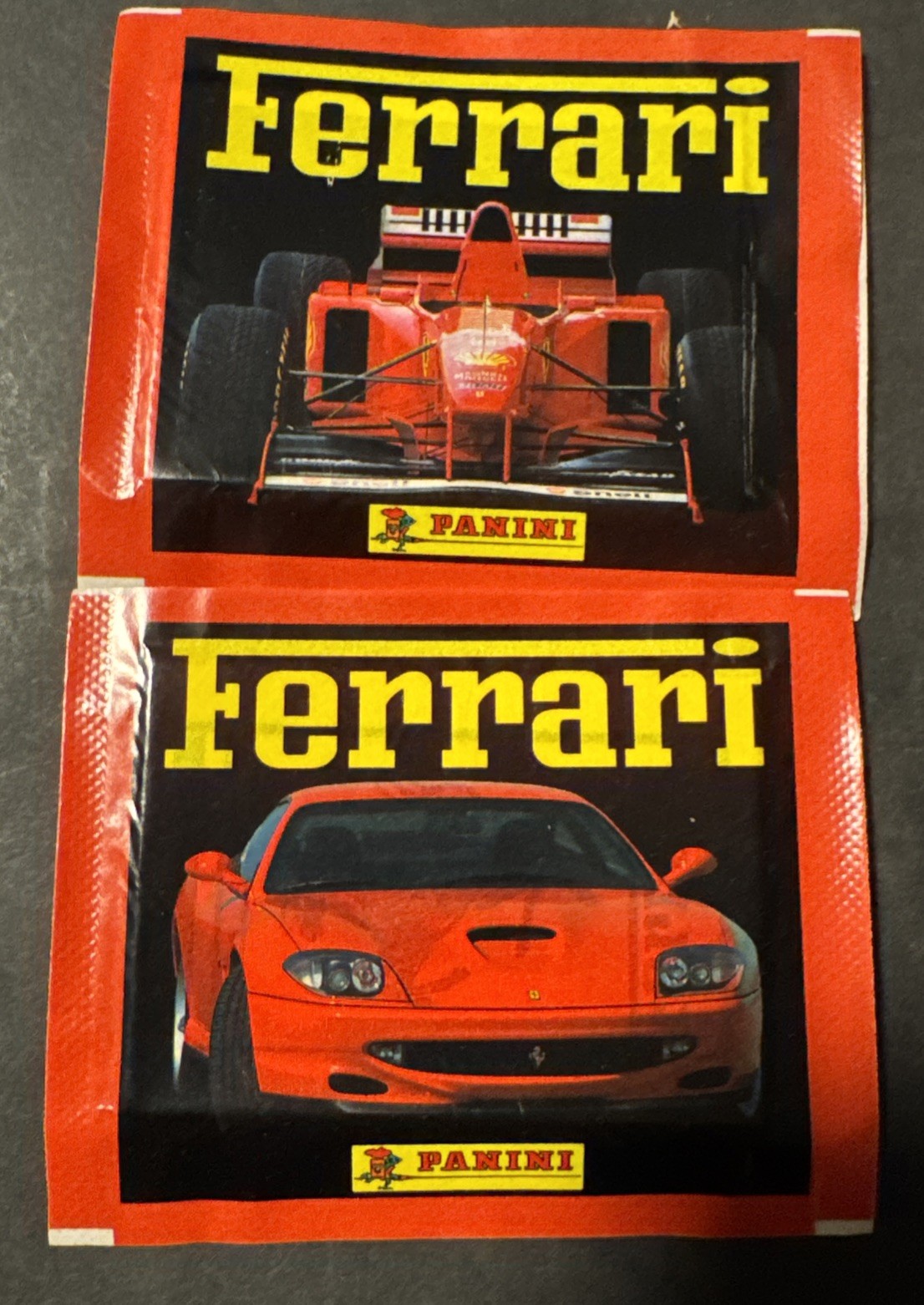 1998 Ferrari Sticker Card Pack Unopened 1998 Ferrari Sticker Card Pack Unopened