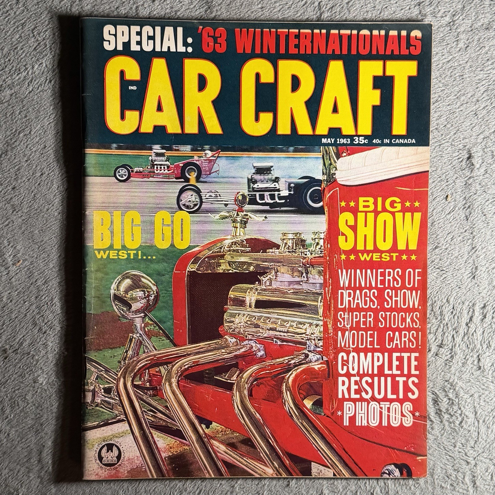 May 1963 Car Craft Magazine Winternationals Daytona 500 Tiny Lund Ford Vintage May 1963 Car Craft Magazine Winternationals Daytona 500 Tiny Lund Ford Vintage
