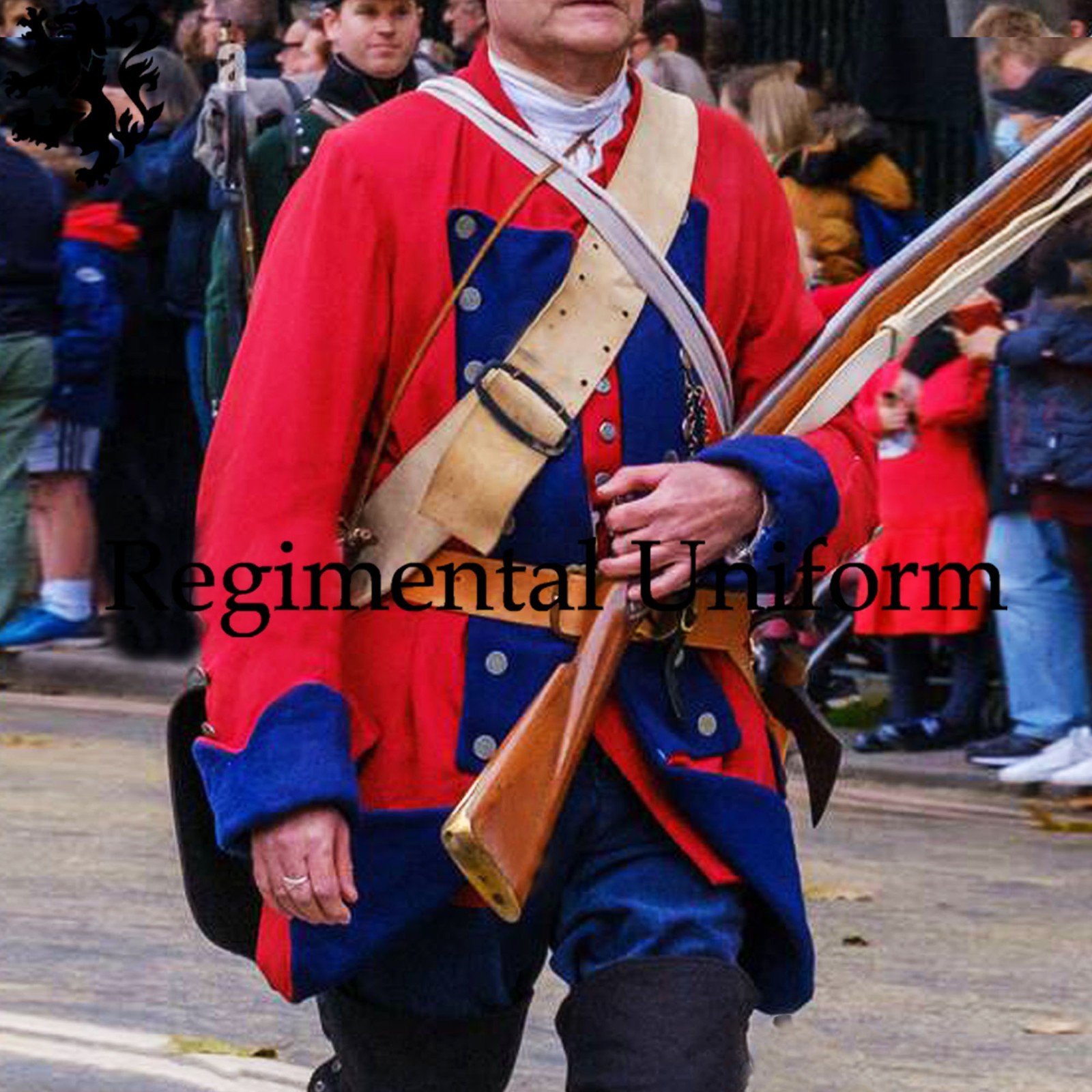 British Redcoat & Battle of Waterloo Uniforms Reenactment Historical Wool Coat
