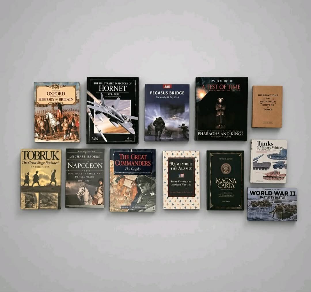 Military History 13 Book Job Lot WWII Napoleon Tanks Aircraft Battles History