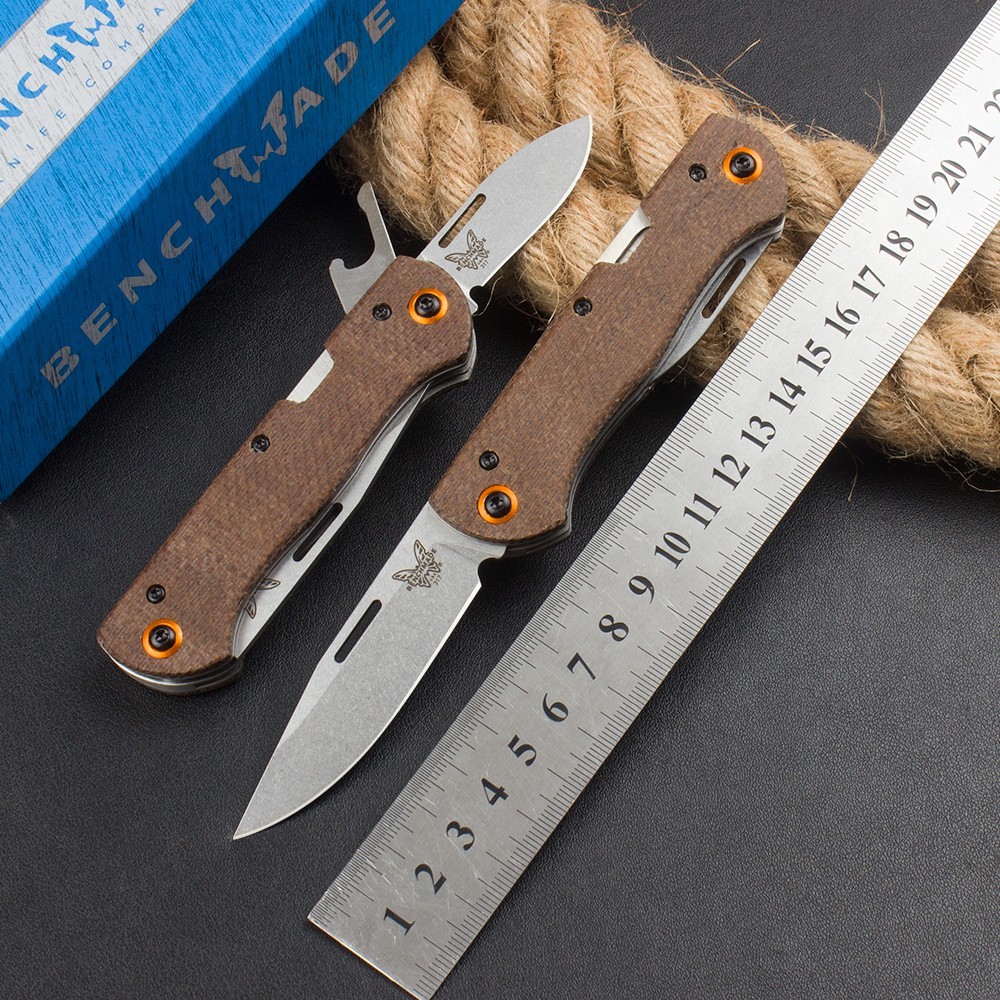 Multi Function Two Blade Camping Edc Small Pocket Folding Knife Micarta Handle Multi Function Two Blade Camping Edc Small Pocket Folding Knife Micarta Handle