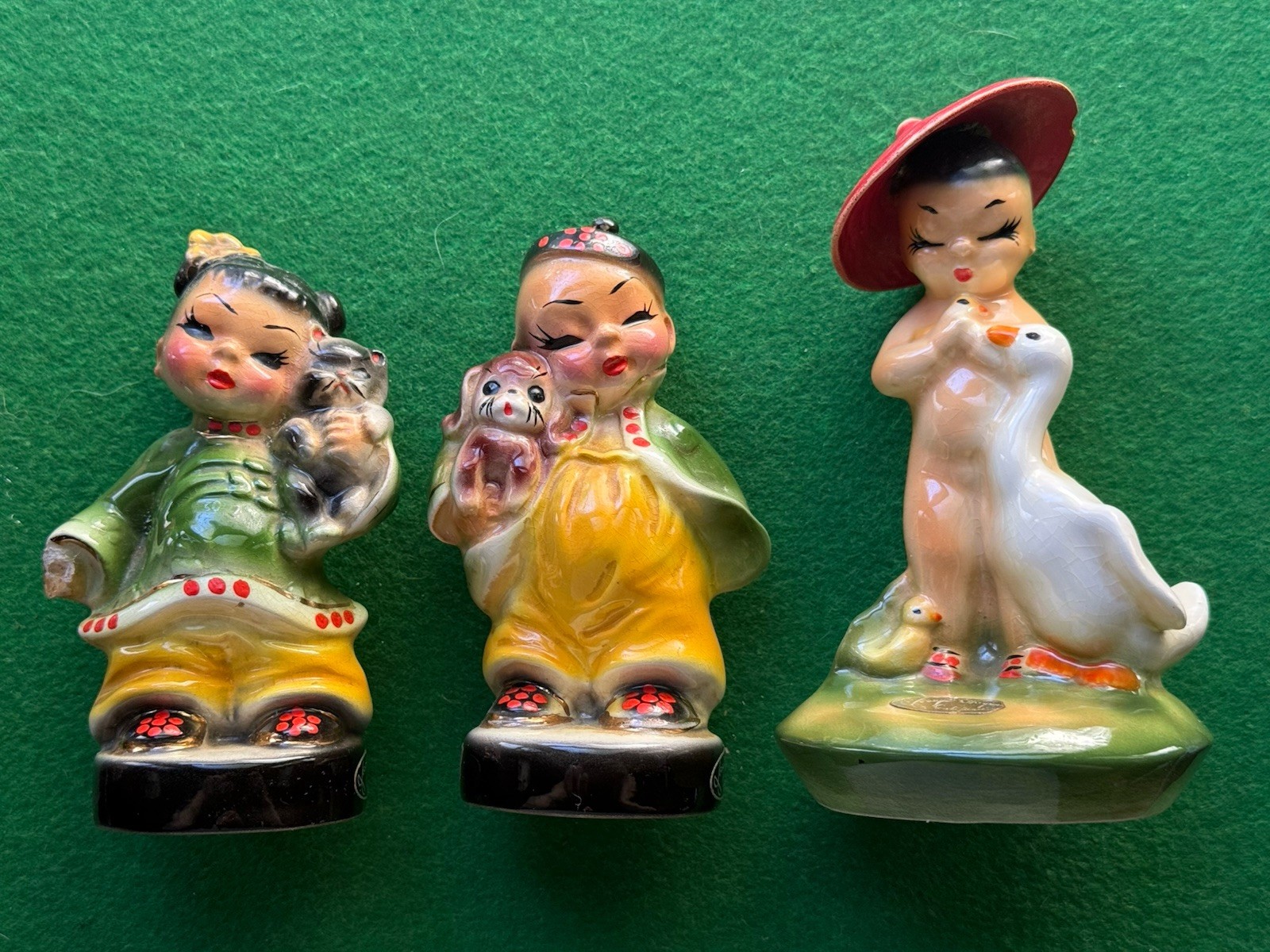 Josef Originals California 1950s Goose Girl, Wee Lin, Wee Ching Vintage Lot Josef Originals California 1950s Goose Girl, Wee Lin, Wee Ching Vintage Lot