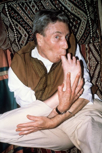 British Canadian painter & performance artist Brion Gysin as he su- Old Photo British Canadian painter & performance artist Brion Gysin as he su- Old Photo