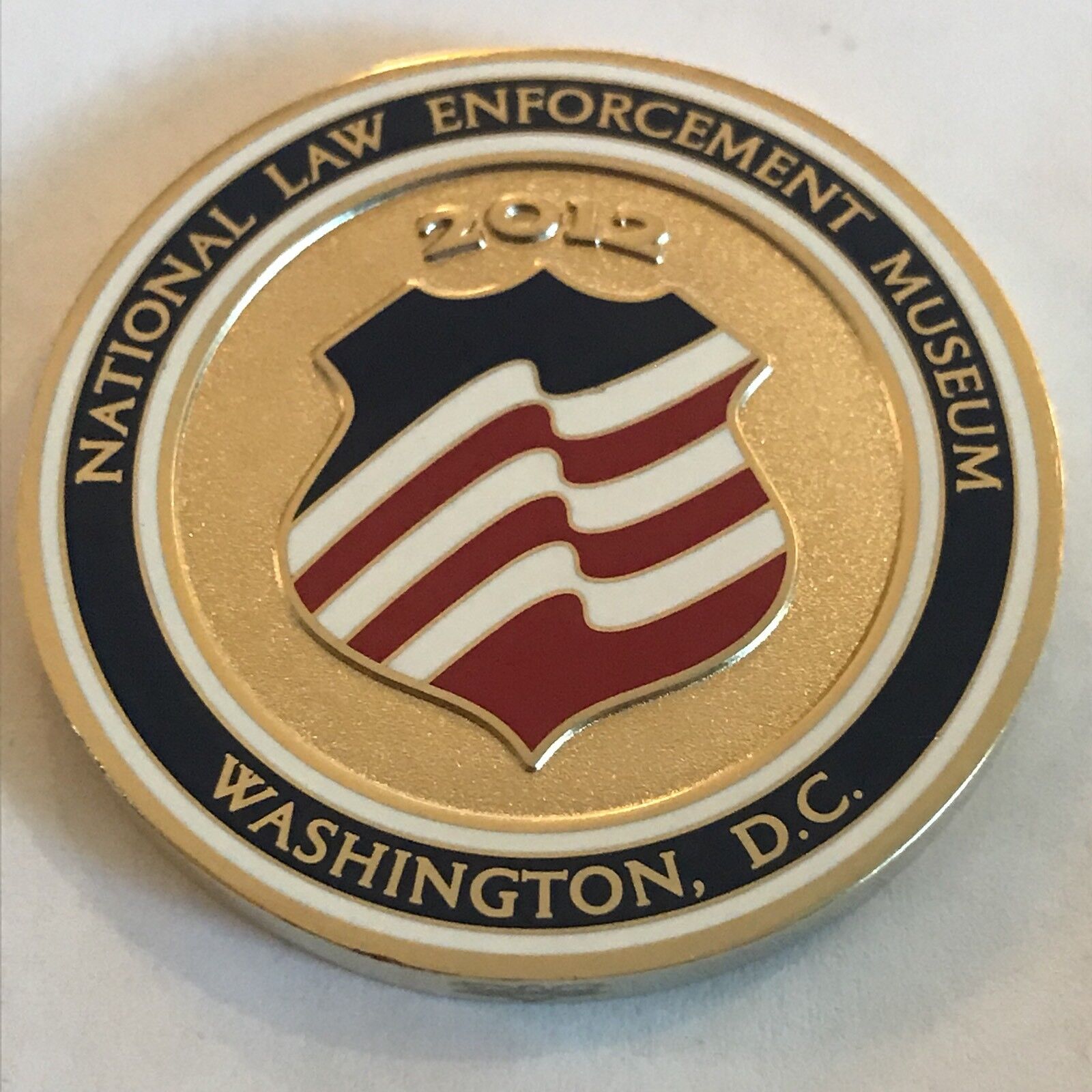 2012 National Law Enforcement Museum Police Challenge Coin