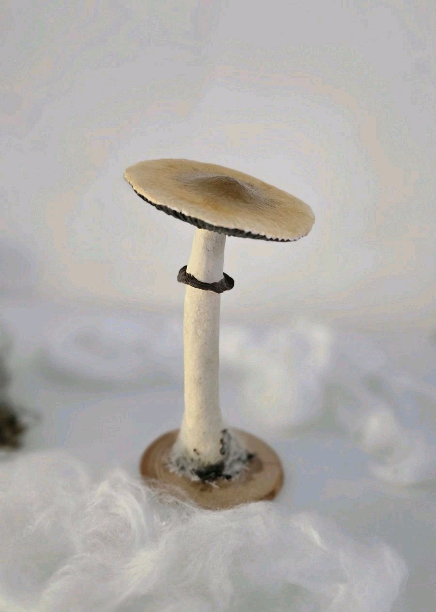 Magic Mushroom Handmade Figurine Realistic Magical Mushroom Sculpture Magic Mushroom Handmade Figurine Realistic Magical Mushroom Sculpture