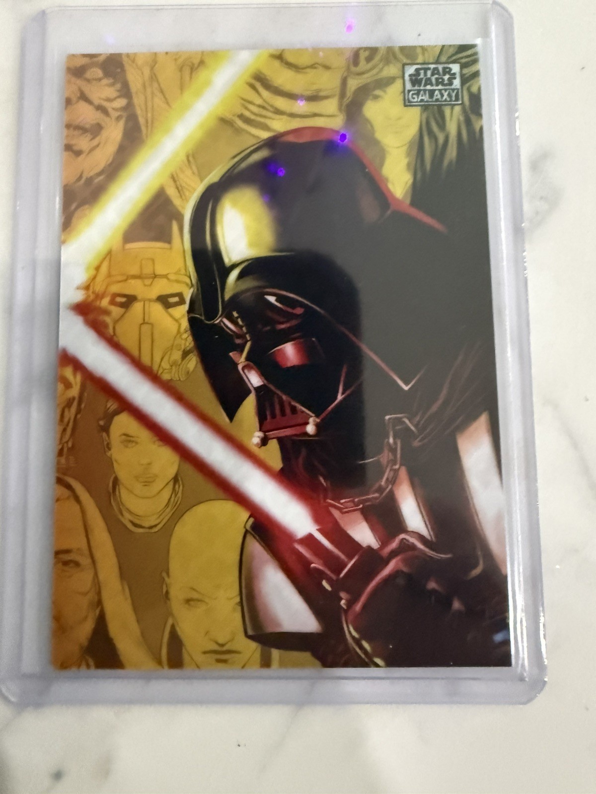 2026 Topps Chrome Star Wars Galaxy - Darth Vader - Star Wars Logo # /77