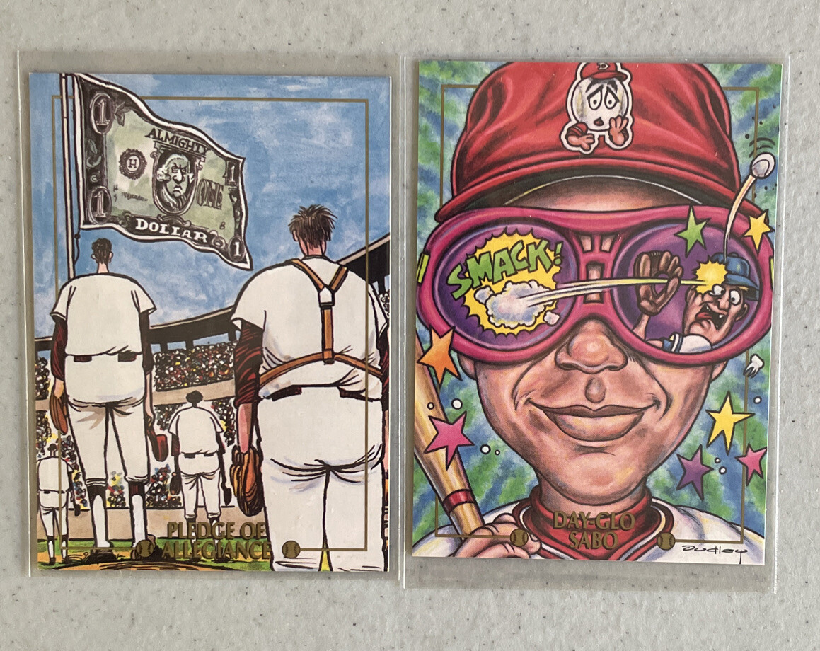 1993-95 Cardtoons P-1 and P-3 (2)