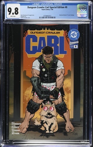 Dungeon Crawler Carl 0 CGC 9.8 Special Edition ABSOLUTE BATMAN 1 Cover Homage 