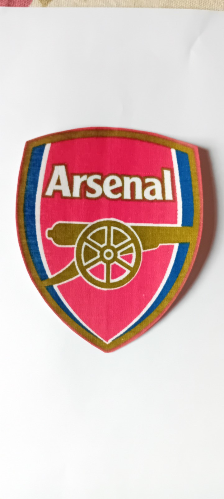 Large Arsenal Upcycled Cotton Iron on Crest Badge patch Large Arsenal Upcycled Cotton Iron on Crest Badge patch