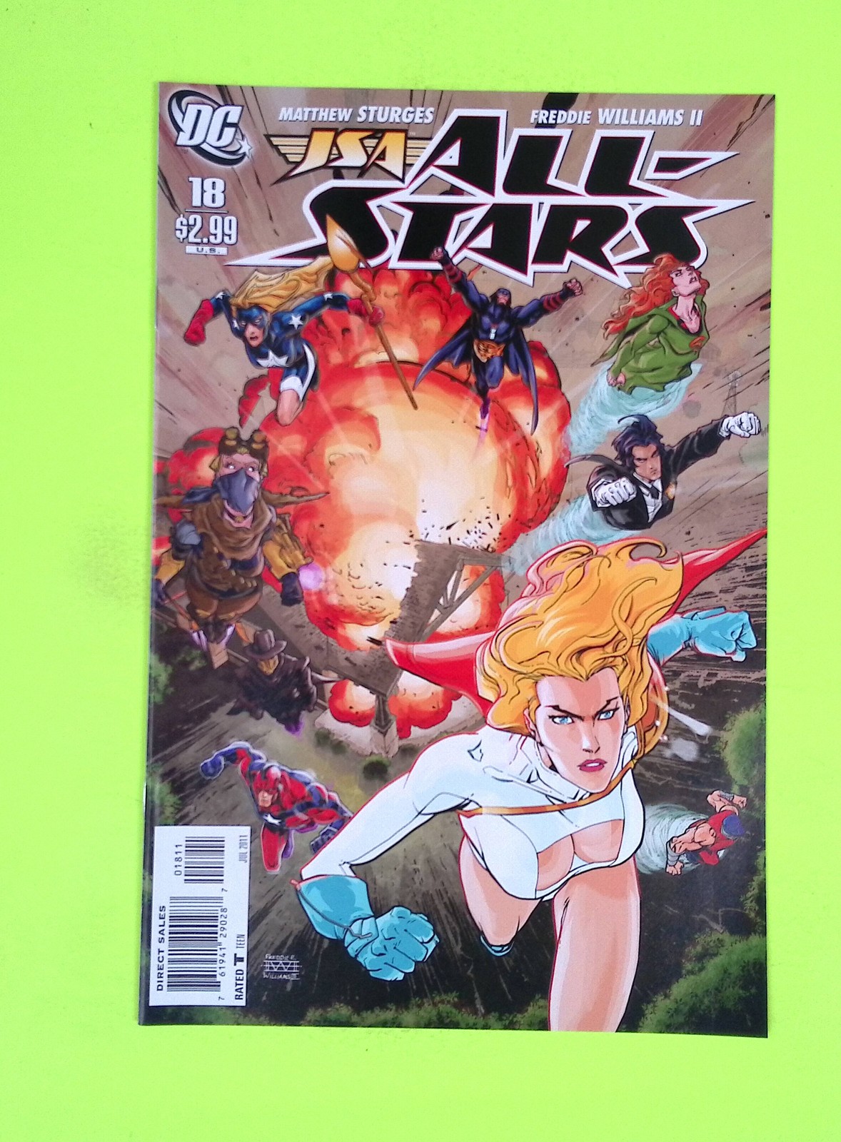 JSA All-Stars #18 Vol. 2 2011 DC Comics High Grade Comic Book G90-78 JSA All-Stars #18 Vol. 2 2011 DC Comics High Grade Comic Book G90-78