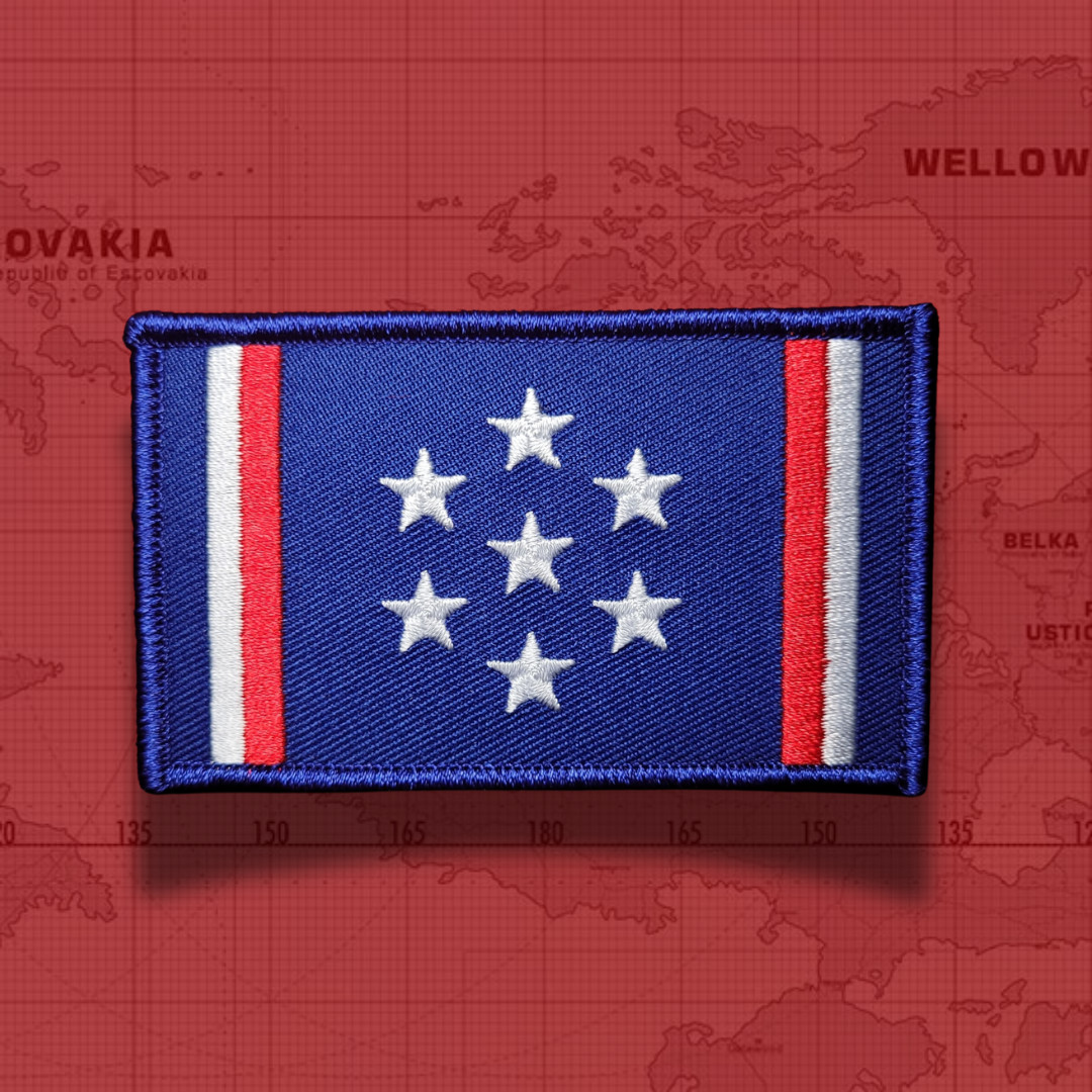Ace Combat - Federation of Central Usea flag cosplay Morale War Aviation Patch Ace Combat - Federation of Central Usea flag cosplay Morale War Aviation Patch