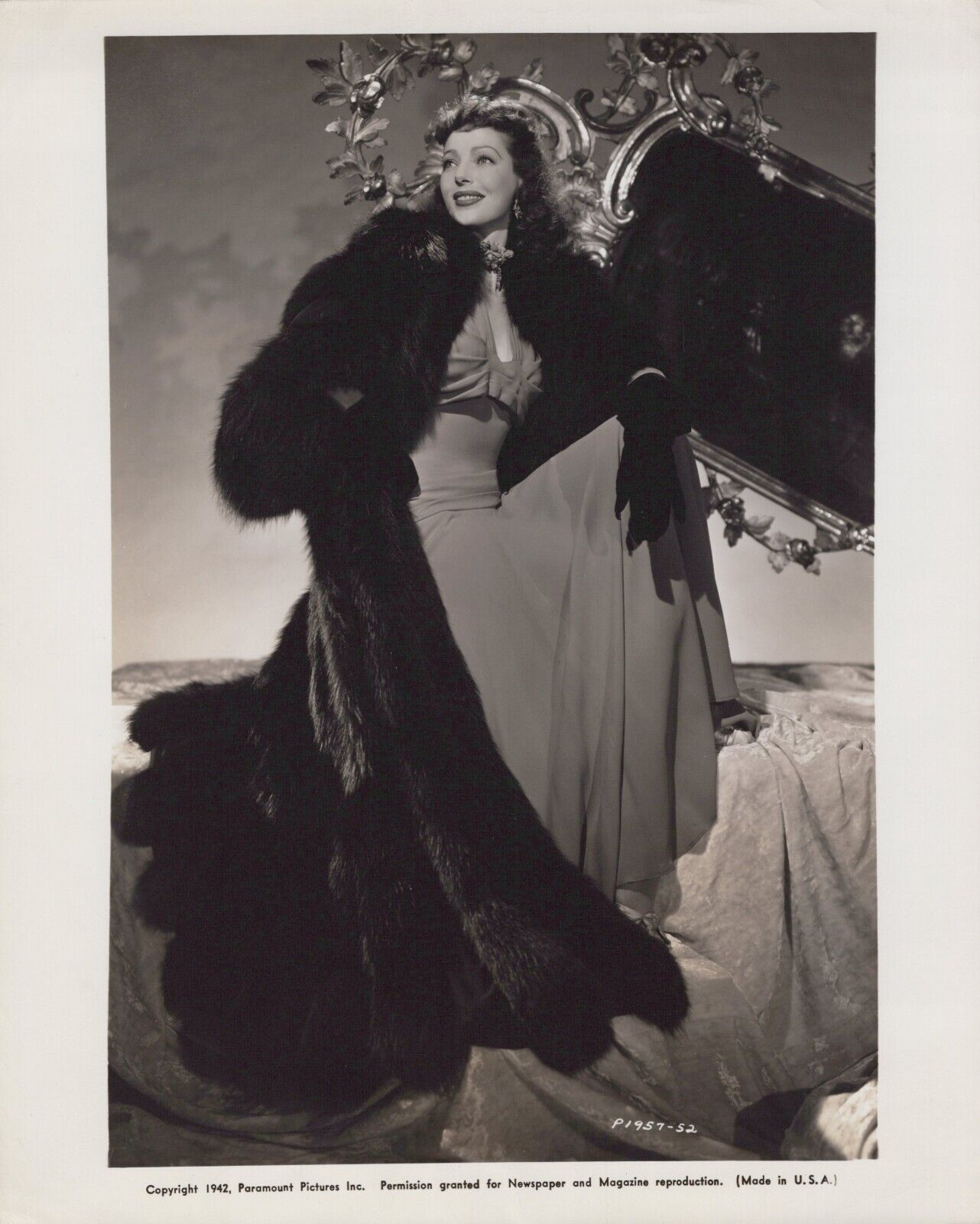 Loretta Young (1942) ❤ Original Vintage - Photo by A.L Whitey Schafer K 346