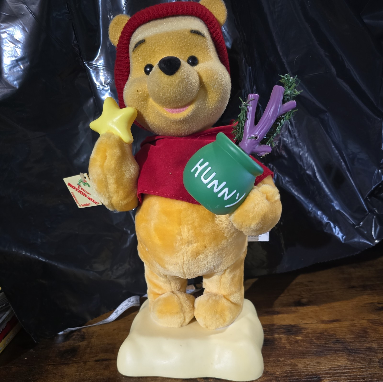 Vintage Disney Winnie The Pooh Christmas Telco Motion Not Working Display Vintage Disney Winnie The Pooh Christmas Telco Motion Not Working Display
